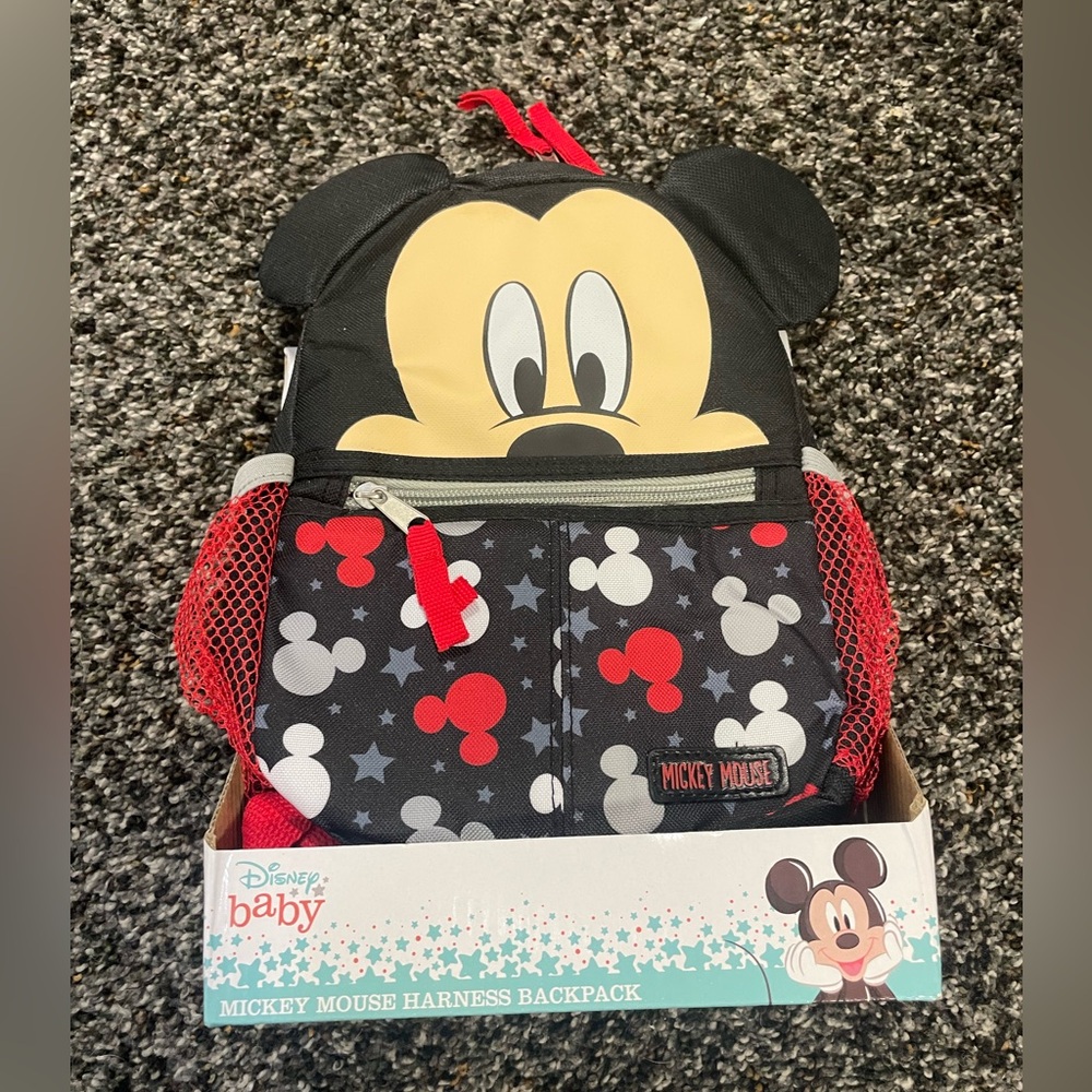 Disney Baby Mickey Mouse Backpack Harness NWT